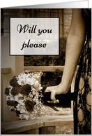 Please be my Bridesmaid? card