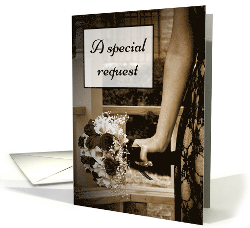 Will You Do a Special Reading at My Wedding Invitation card (566825)
