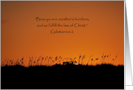 Thank you for Being there, Scripture card