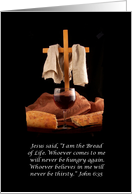 Communion Sunday Invitation card