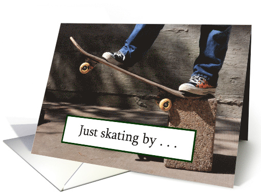Happy Birthday, Skateboard Boy card (669165)