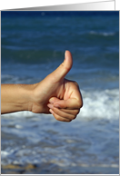 Great job! (thumbs up) card