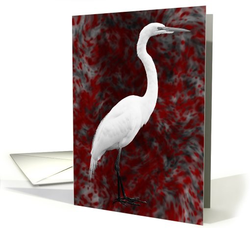 Crane (Blank inside) card (801977)