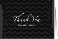 Thank You Doctor Custom Name card