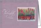 Sympathy Thoughts & Prayers - Tulips card