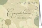 General Retirement Congratulations card