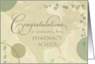 Pharmacy School Congratulations Neutral Colors card
