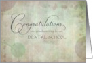 Dental School Congratulations card
