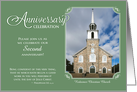 Church Anniversary Invitation custom name / year / photo card
