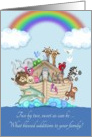 Congratulations on having Twins - Noah’s Ark card