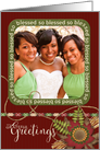 Thank You Grateful Greetings Scrapbook effect custom photo card