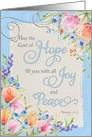 Hope Scrapbook Style Scripture Encouragement card