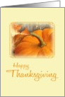 Happy Thanksgiving Pumpkin - business card