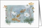 Spring Wildflowers Watercolor card