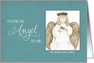 Birthday You’re an Angel to me - customize with any name card