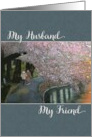 Valentine to My Husband My Friend card