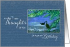 Happy 40th Birthday - Peaceful River card