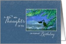 Happy 60th Birthday - Peaceful River card