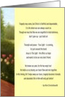 Inspirational Poem - encouragement card