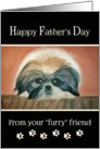 Happy Father’s Day from dog card