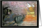 51st Anniversary for Mom and Dad - Cherry blossom pathway card