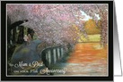 35th Anniversary for Mom and Dad - Cherry blossom pathway card