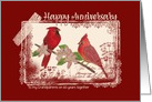 Redbird ___th Anniversary - Grandparents Custom card