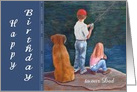 Birthday fishing - our Dad card