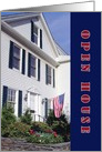 Patriotic Open House Invitation card