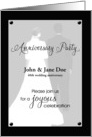 Personalized anniversary invitation-couple card