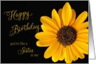 Like a Sister- Sunflower Birthday card