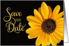 Save the Date Sunflower card