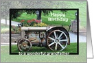 Grandfather birthday Tractor - Custom card