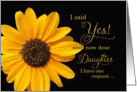 Be my bridesmaid - Daughter card