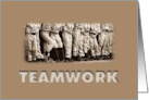 Teamwork Nostalgic Baseball Team Photo card