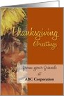 Personalized Thanksgiving - Business card
