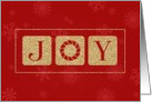 Christmas Joy - business or personal card
