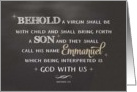 Chrismas Chalkboard Scripture Card