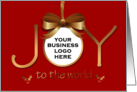Holiday Joy with Customer Logo card