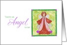 You’re an Angel - thank you card