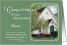 Priest Ordination Congratulations card