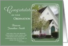 Deacon Ordination Congratulations card