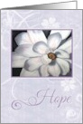 Purple Hope for Cancer card