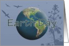 Earth Day - blue card
