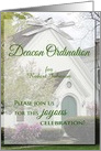 Deacon Ordination Invitation - custom name card