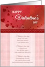 Valentine’s Day Romantic Today is the Day card