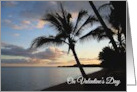 Valentine’s Day Hawaiian Beach To the One I Love card