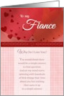 To my Fiance on Valentine’s Day Why do I Love You card