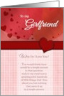 To my Girlfriend on Valentine’s Day Why Do I Love You card