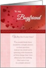 To my Boyfriend on Valentine’s Day Why do I Love You card